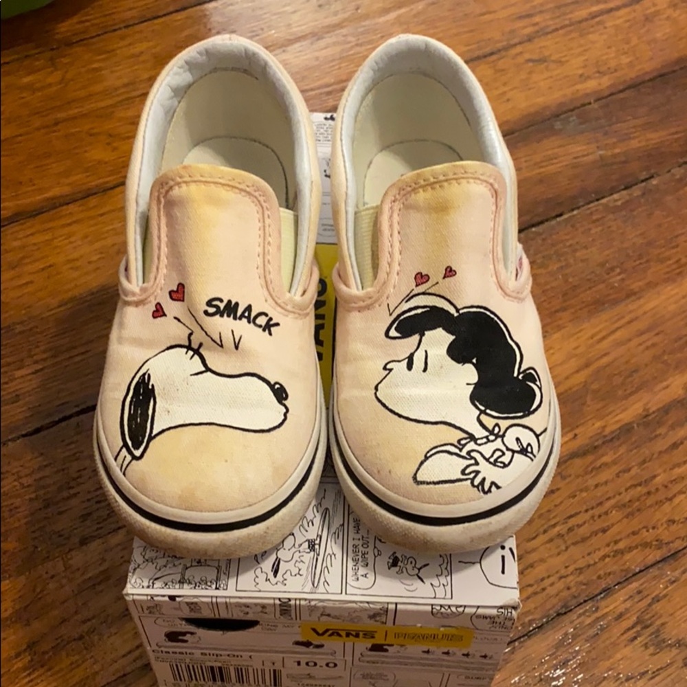 Toddler Vans Peanuts size 10